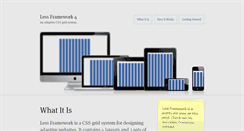 Desktop Screenshot of lessframework.com